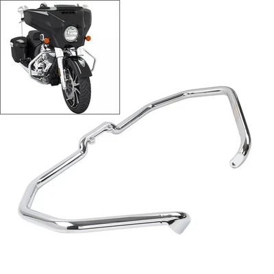 Chrome Engine Guard Highway Crash Bar Fit For Indian Chief Chieftain Roadmaster - Imagem 1 de 4