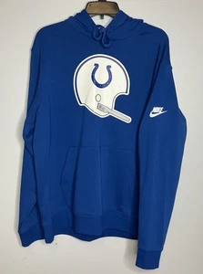 Nike Indianapolis Colts Hooded Sweatshirt Adult Large Blue Hoodie NFL, NWT!! - Picture 1 of 3