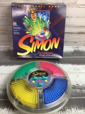 Juego electrónico Simon Ultimate Brain Battle 1994 vintage Simon Foto 1 de 4