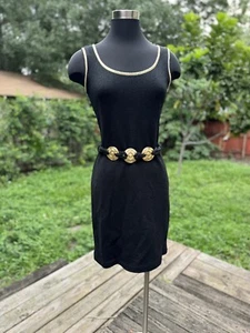 Vintage 80s/90s Cache Mini Midi Dress - Picture 1 of 7