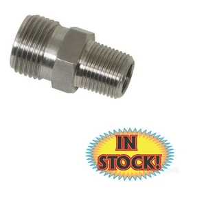 Vintage Air 36032-MPA - Manifold Heater Fitting - 3/8" NPT to #10 Male O-Ring - Bild 1 von 3