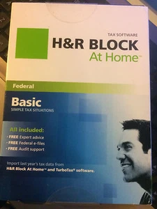 2011 H&R Block TaxCut Federal Basic turbo New sealed CD formerly Tax Cut New Box - Picture 1 of 2