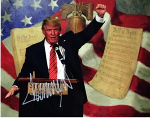 Donald Trump signed 11x14 Photo autographed Picture Pic and COA - Picture 1 of 1