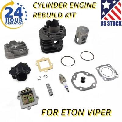 USFOR ETON VIPER 90/90R Thunder Sierra AXL-90 100ccBig Bore Cylinder Rebuild Kit - Image 1 of 4