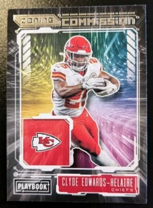 2021 Playbook Football Clyde Edwards-Helaire Zoning Commission #ZC-CEH Chiefs - Picture 1 of 12