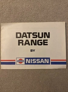 Nissan Datsun Range 1983-84 UK Brochure Micra Cherry Sunny Bluebird Laurel 280C - Picture 1 of 3