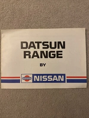 Nissan Datsun Range 1983-84 UK Brochure Micra Cherry Sunny Bluebird Laurel 280C - Image 1 of 3