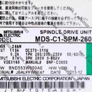NEW Mitsubishi MDS-C1-SPM-260 Spindle Drive MDSC1SPM-260 MDSC1SPM260 - Picture 1 of 11