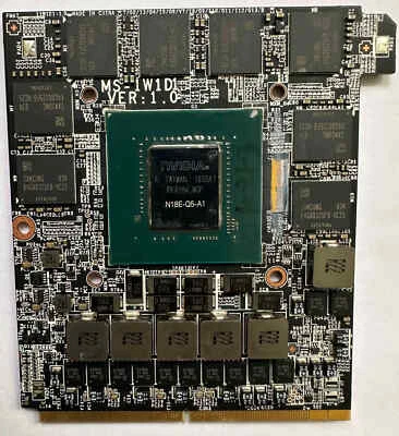 MSI MS-1W1D1 VER 1.0 NVIDIA QUADRO P5200 16GB GDDR5 GPU VGA VIDEO CARD - Image 1 of 2