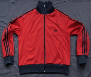 Veste Adidas Vintage Retro Tracksuit Top Oldschool Ventex Années 70 80 Track M - Picture 1 of 4