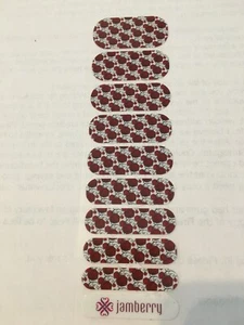 Jamberry Half Sheet Alpha Omnicron Pi Rose - Picture 1 of 1