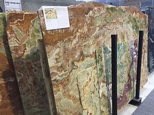 Tischplatte Onyx Verde Pakistano Platte Couchtisch Sideboard Naturstein Marmor