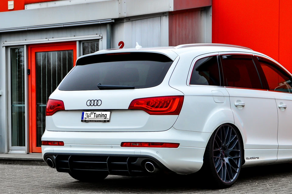 Difusor trasero fresado de ABS adecuado para Audi Q7 4L con S-Line - Imagen 1 de 4