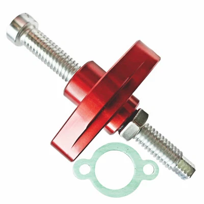 RED MANUAL CAM CHAIN TENSIONER 2003-2013 HONDA CRF150F CRF150R CRF 150 T13 - Image 1 of 4