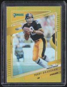 2021 Donruss #23 Terry Bradshaw Press Proof Premium - Picture 1 of 2
