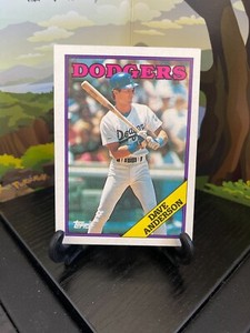 1988 Topps Dave Anderson #456 Baseball Card