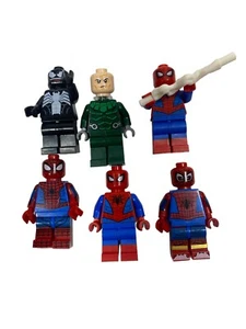 Lego Spiderman Minifigures Assorted Lot Of 6 - Picture 1 of 8