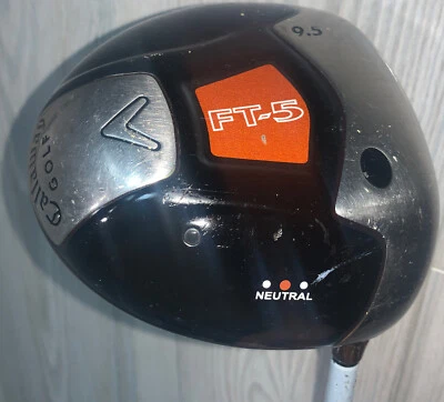 Callaway Fusion Tech FT-5 9.5° Driver RCH Shaft Stiff Neutral Golf Club 1 wood - Image 1 of 4