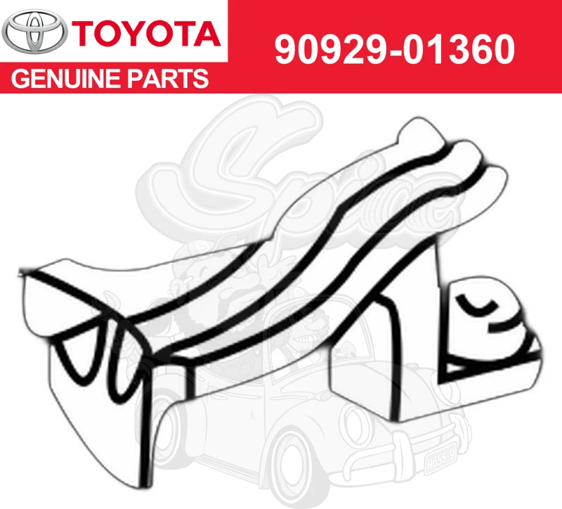 Lexus IS300 2001-2005 OEM Genuine Resistive Cord Clamp 90929-01360 - Image 1 of 1