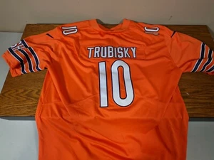 MAGLIA CHICAGO BEARS MITCH TRUBISKY ARANCIONE NFL_NUMERO_10 - Foto 1 di 9