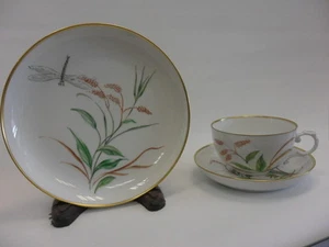 Fürstenberg Teegedeck 3 teilig handgemalt sig collectables Porzellan Porcelain - Picture 1 of 7