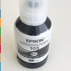 Epson Original 105 EcoTank Tintenflasche Tinte ET-7700 ET-7750 Schwarz 140 ml - Bild 1 von 12