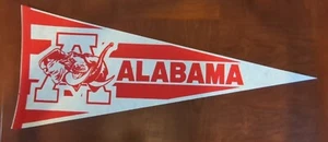 Vintage NOS 30" Alabama Crimson Roll Tide Souvenir Felt Pennant - Picture 1 of 1