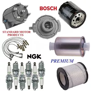 Tune Up Kit Filters Cap Wire Spark Plugs For PONTIAC FIERO V6 2.8L 1985-1987 - Picture 1 of 1
