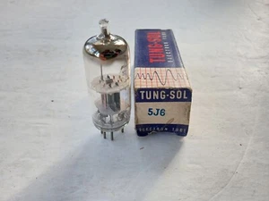 TUNG SOL 5J6 Vacuum Tube D Getter Nos TESTED - Picture 1 of 17