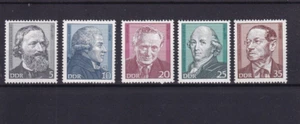 DDR MNH ** 1941-5 SC 1541-5 Famous People - Picture 1 of 1