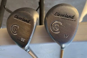 Cleveland Launcher Titanium Wood Set 19* & 22* Regular Flex Graphite RH Right - Picture 1 of 10