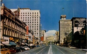 Postcard Main Street Salt lake City UT - Picture 1 of 2