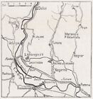 D9637 Die System Irrigatorio Nell' Alto Veronese - Karte Jahrgang - 1925 Old Map