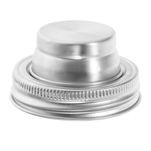 Mason Jar Shaker Lids Stainless Steel Mason Jar Spice Lid Shaker Dredge Flour - Picture 1 of 12