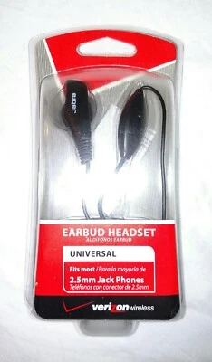 Auriculares Inalámbricos Jabra Verizon Negros Universal 2.5mm Jack Nuevos Caja Abierta Foto 1 de 2