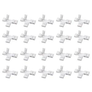 8mm 2P Conector Led Forma-T Para Luces Conductoras De Solo Color 3528 Led 20Pcs - Imagen 1 de 3