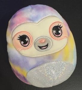 NWOT Squishmallows 5” ADDERLEY Sloth Anime Eyes Scented Mystery Bag Plush Toy - Imagen 1 de 8