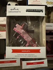 2023 Hallmark Ornament Tree Minecraft Pink Axolotl Video Game z FREE SHIPPING! - Picture 1 of 6