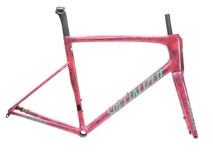 2024 Specialized Tarmac SL8 Carbon Frameset 61cm Vivid Pink w/Stem New Display - Picture 1 of 10