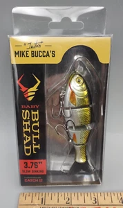 NEW Mike Bucca 3.75" Bull Gill Slow Sinking Swimbait Golden Shinner .75 oz - Picture 1 of 4