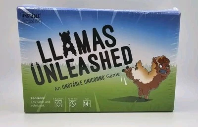 Llamas Unleashed Base Strategic Card Game Unstable Unicorns New Factory Sealed - Image 1 of 2
