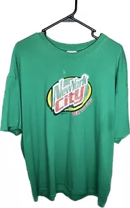 New York City Dew The City Shirt By Phantom Green Short Sleeve Size XL - Picture 1 of 4
