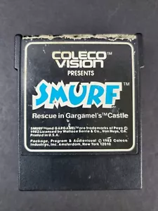 Smurf: Rescue in Gargamel's Castle (Colecovision, 1982) Game Cartridge Only - Picture 1 of 4