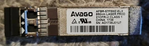 AVAGO AFBR-57F5MZ-NA1 16Gb FC SFP+ SWL 850 nm Transceiver NA P/N 332-00331+A0 - Picture 1 of 1