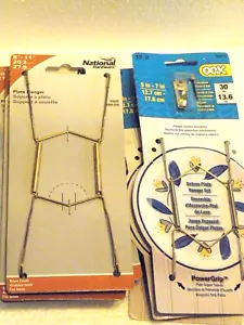 8 NOS Spring&Wire Deco Plate Wall Hangers 5 fit 8-11" & 3 fit 5"-7" Plates NEW - Picture 1 of 7