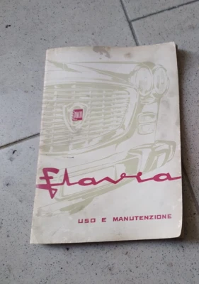 USO E MANUTENZIONE LANCIA FLAVIA ORIGINALE - Immagine 1 di 2