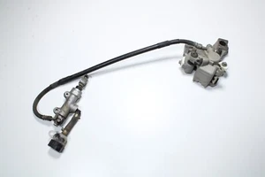 2000 00 KX250 KX 250 Rear Brake Caliper Bracket Holder Master Cylinder Line U12 - Picture 1 of 11
