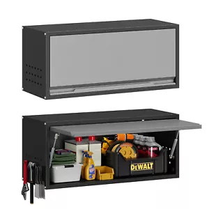  Kitchen Wall Storage Cabinet Organizer Shelf Metal Wall Hanging Medical Cabinet - Picture 1 of 13