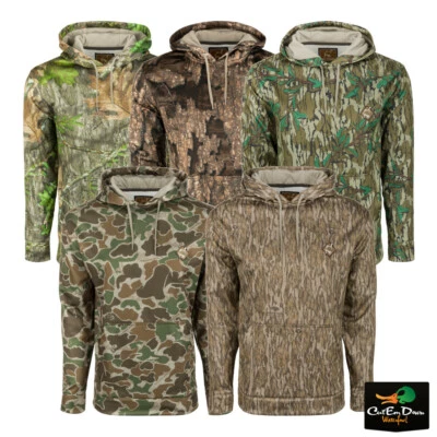 DRAKE WATERFOWL OL' TOM CAMO PERFORMANCE HOODIE - Image 1 of 2