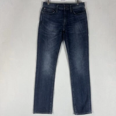 J Crew Flex Slim Leg Jeans Mens 32x34 Blue Casual Cotton Denim Pants Mid Rise - Image 1 of 4